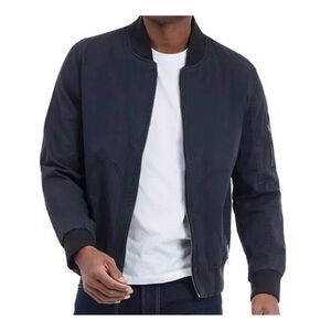 Lucky Brand Men's Dark Blue Bomber Jacket